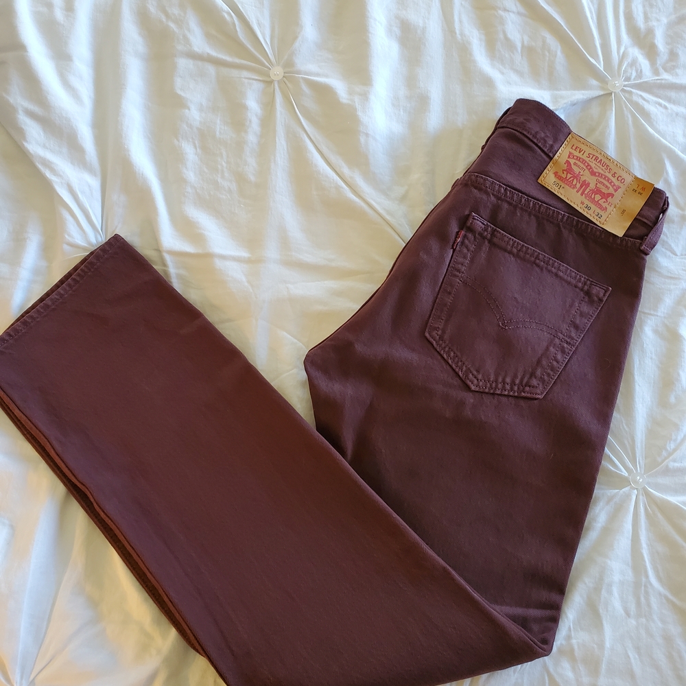 Levi's Deep Burgundy Denim